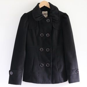 Hydraulic Double Breasted Pea Coat